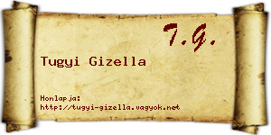 Tugyi Gizella névjegykártya